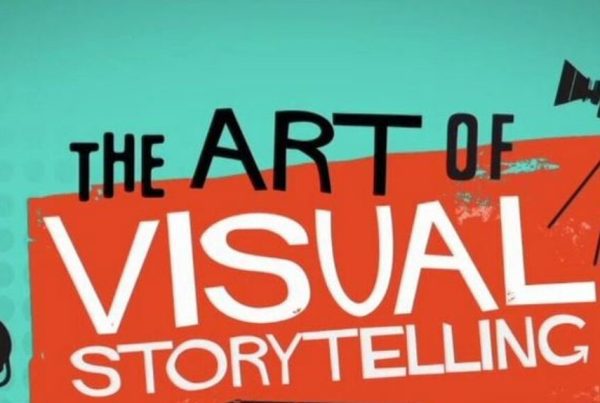 stylized text reading The art of visual storytelling