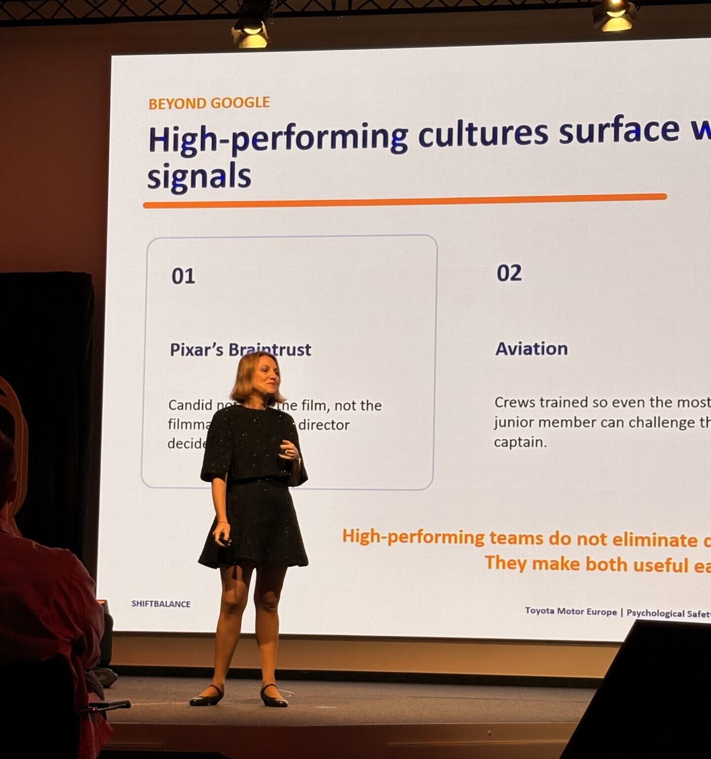 Psychological safety keynote at Toyota Europe, Brussels